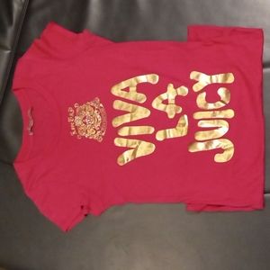 Juicy couture pink women's shirt, size small